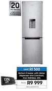 Samsung 321L Bottom Freezer With Water Disp & Cool Pack Inox Stainless Steel RB33J3611S9/FA