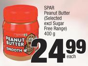 Spar Peanut Butter (Selected Excl Sugar Free Range)-400g