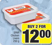 Spar Chicken Livers-For 2 x 250g