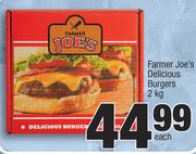 Farmer Joe's Delicious Burgers-2Kg