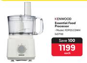Kenwood Essential Food Processor FDP03.COWH-Each