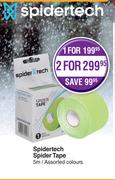 Spidertech Spider Tape Assorted Colours-5m
