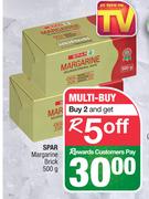 2Spar Margarine Brick-For 2 x 500g