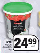 Spar Yoghurt (Assorted)-1kg Each