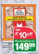 Spar Frozen Chicken Mixed Portions-5kg Each