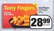 2Tasty Fingers Fish Fingers-300g Per Pack