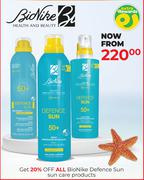 Bio-Nike Defence Sun Care Products