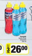 Energade Sports Drink (Assorted)-For Any 3 x 500ml
