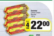 Savemor Lemon Cream Biscuits-For 4 x 150g