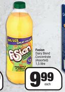 Fusion Dairy Blend Concentrate (Assorted)-1.5Ltr Each