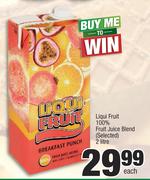 Liqui 100% Fruit Juice Blend (Selected)-2 Litre Each