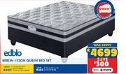 Edblo Berlin 152cm Queen Bed Set