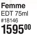 Hugo Boss Femme EDT-75ml