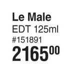 Jean Paul Gaultier Le Male EDT-125ml