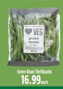 Green Bean Thriftpacks-Each