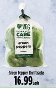 Green Pepper Thriftpacks-Each