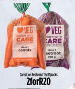 Carrot Or Beetroot Thirftpacks-For 2