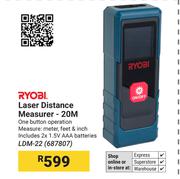 Ryobi Laser Distance Measurer 20M LDM-22 (687807)