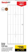 Xpanda Diy Econo Scroll Lock Gate