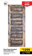 Pine Panel Standard Horizontal Door-2.032m(h) X 813mm(w)