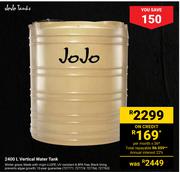 Jojo Tank 2400Ltr Vertical Water Tank 