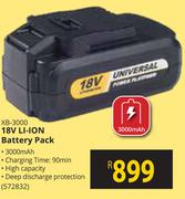 Universal 18V Li-Ion Battery Pack XB-3000