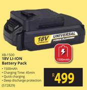 Universal 18V Li-Ion Battery Pack XB-1500