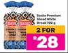 Sasko Premium Sliced White Bread-For 2 x 700g