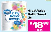 Great Value Roller Towel-2s Pack