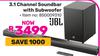 JBL 3.1 Channel Soundbar With Subwoofer