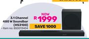 Hisense 3.1 Channel 480 W Soundbar (HS3100)