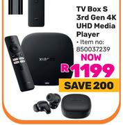 MI TV Box S 3rd Gen 4K UHD Media Player