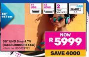 Samsung 58" UHD Smart TV (UA58U8000FKXXA)
