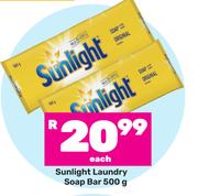 Sunlight Laundry Soap Bar-500g Each