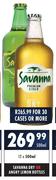 Savanna Dry Or Angry Lemon Bottles-12 x 500ml