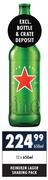 Heineken Lager Sharing Pack 12 x 650ml