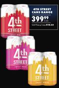 4th Street Cans Range-24 x 440ml