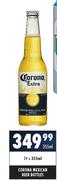 Corona Mexican Beer Bottles-24 x 355ml