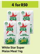 White Star Super Maize Meal-For 4 x 1kg