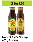 Mrs H.S. Ball's Chutney Assorted-For 2 x 470g