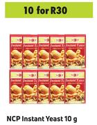 NCP Instant Yeast-For 10 x 10g