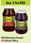 Koo Beetroot Grated Or Sliced-For Any 2 x 780g