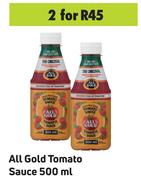 All Gold Tomato Sauce-For 2 x 500ml