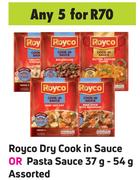 Royco Dry Cook In Sauce Or Pasta Sauce 37g/54g Assorted-For Any 5