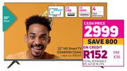 Hisense 32" (81cm) HD Smart TV 32A6000/ 32A4