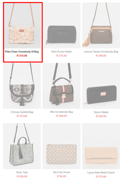 Foschini : 25% Off Bag Brands (Request Valid Dates From Retailer), page 2