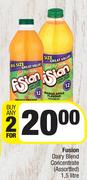 Fusion Dairy Blend Concentrated (Assortted)-For Any 2 x 1.5 Litre