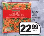 SaveMor Frozen Mixed Vegetables-1kg Each