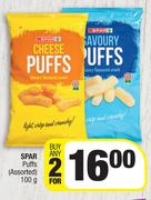 Spar Puffs (Assorted)-For Any 2 x 100g