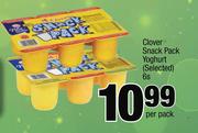 Clover Snack Pack Yoghurt(Selected)-6s Per Pack